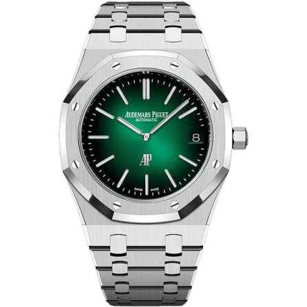 Royal Oak Extra-Thin Platinum / Green / 50th Anniversary