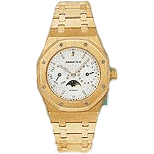 Royal Oak 25594 Moon Phase Yellow Gold / White
