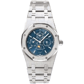 Royal Oak 25800 Perpetual Calendar Platinum / Blue