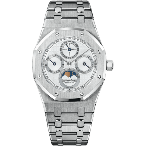 Royal Oak Perpetual Calendar Stainless Steel / Platinum / Silver