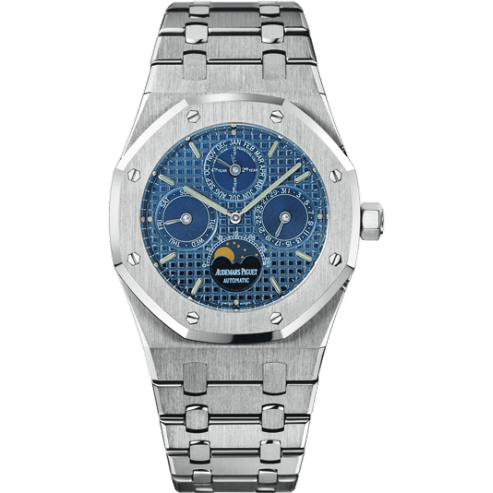 Royal Oak Perpetual Calendar Stainless Steel / Blue