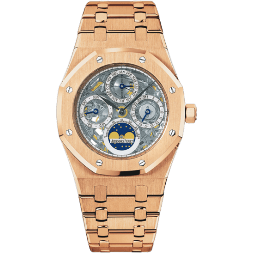 Royal Oak Perpetual Calendar Openworked Pink Gold