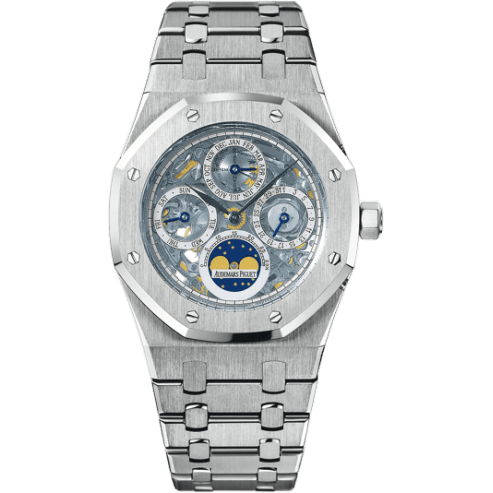 Royal Oak Perpetual Calendar Openworked Stainless Steel