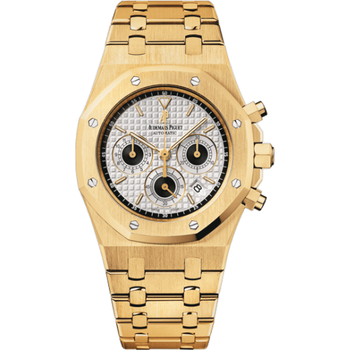 Royal Oak 25960 Chronograph Yellow Gold / Silver