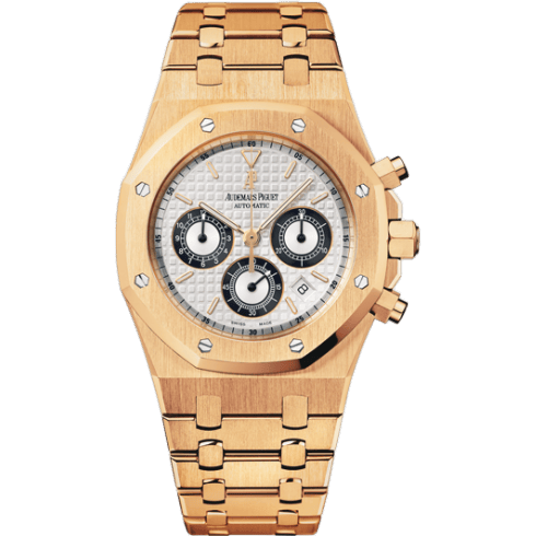 Royal Oak 25960 Chronograph Pink Gold / Silver