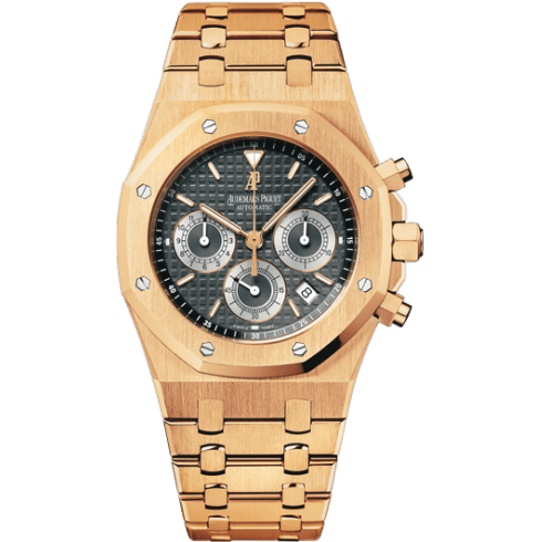 Royal Oak 25960 Chronograph Pink Gold / Brown