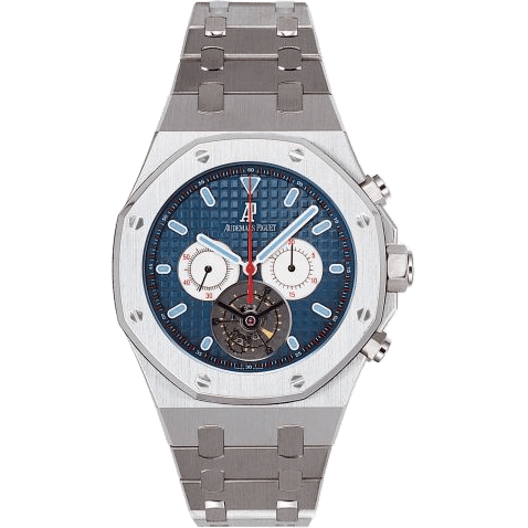 Royal Oak Tourbillon Chronograph Stainless Steel / Blue