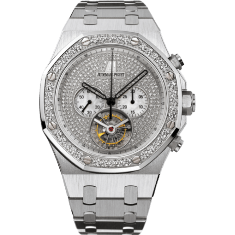 Royal Oak Tourbillon Chronograph White Gold / Diamond