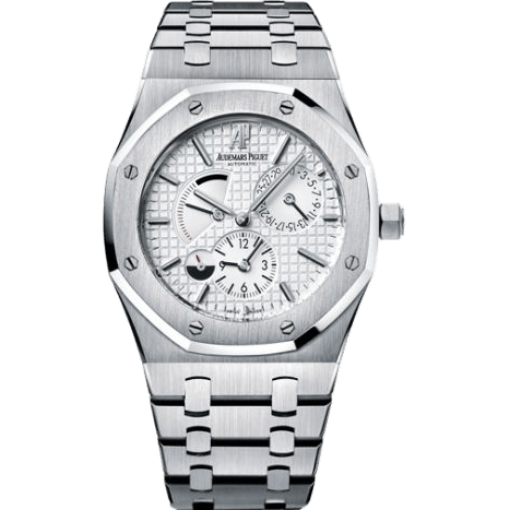 Royal Oak Dual Time Stainless Steel / Silver