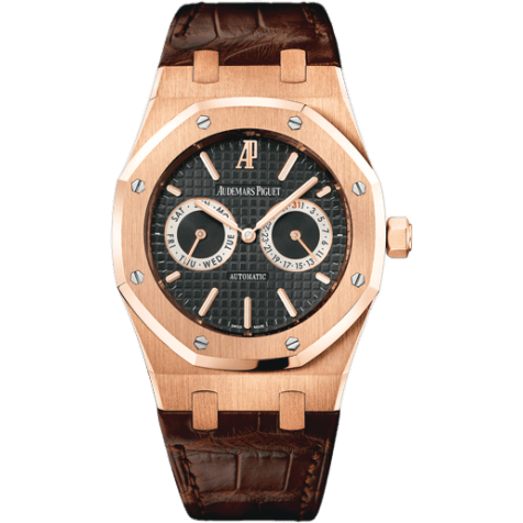 Royal Oak 262330 Day & Date Pink Gold / Strap