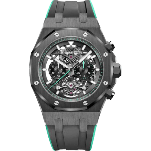 Royal Oak Tourbillon Chronograph Openworked Ceramic / Green