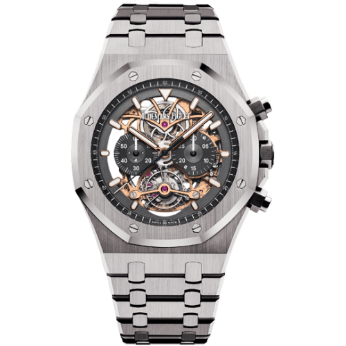 Royal Oak 26347 Tourbillon Chronograph Openworked Titanium