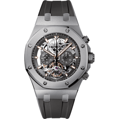 Royal Oak 26347 Tourbillon Chronograph Openworked Titanium