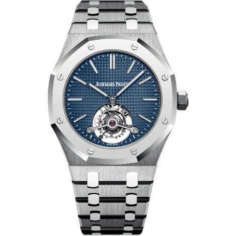 Royal Oak Ultra Thin Tourbillon Titanium / Platinum / Blue