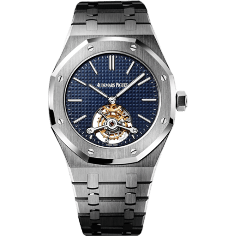 Royal Oak Ultra Thin Tourbillon Stainless Steel / Blue