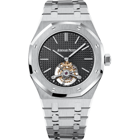 Royal Oak Ultra Thin Tourbillon Stainless Steel / Black