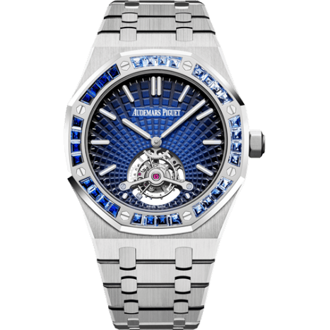 Royal Oak Ultra Thin Tourbillon Platinum / Smoked Blue Evolutive / Sapphire
