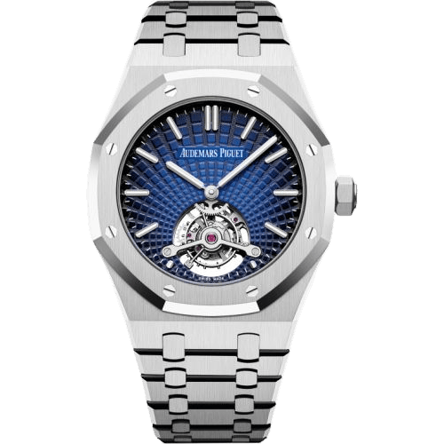 Royal Oak Ultra Thin Tourbillon Platinum / Smoked Blue Evolutive