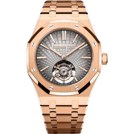 Royal Oak Self-Winding Flying Tourbillon Pink Gold / Grey