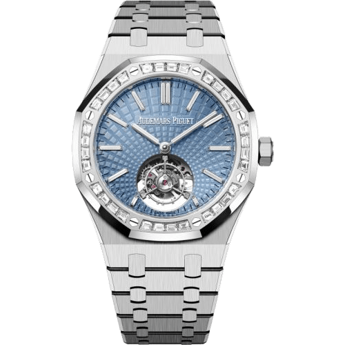 Royal Oak Self-Winding Flying Tourbillon Platinum - Baguette / Ice Blue