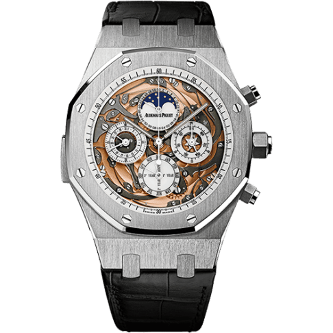 Royal Oak Grande Complication Openworked White Gold / Strap