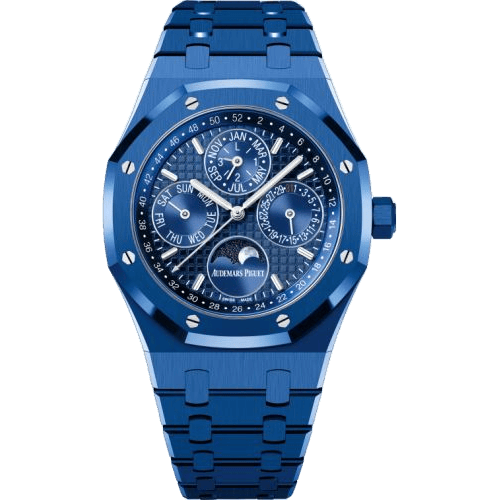 Royal Oak Perpetual Calendar 41 Blue Ceramic / Blue