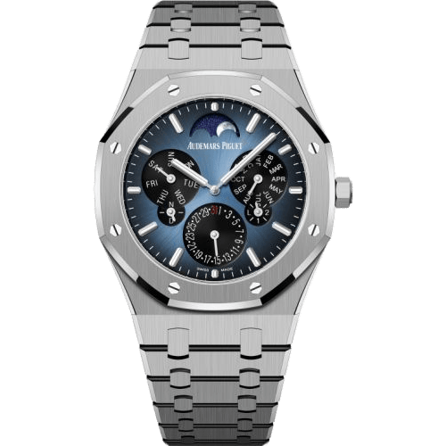 Royal Oak Perpetual Calendar Ultra Thin Titanium / Gradient Blue