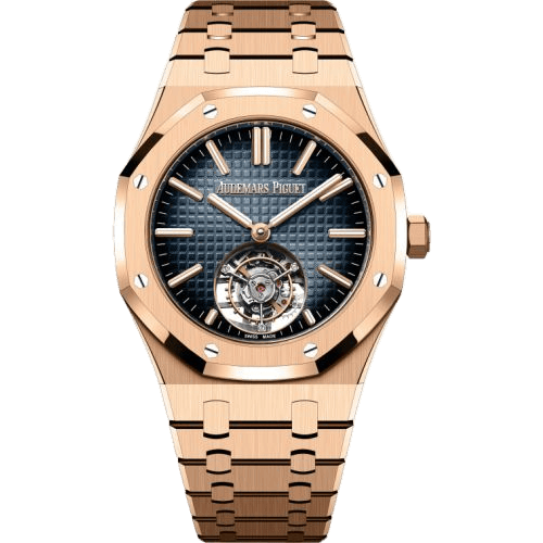 Royal Oak Self-Winding Flying Tourbillon Pink Gold / Blue