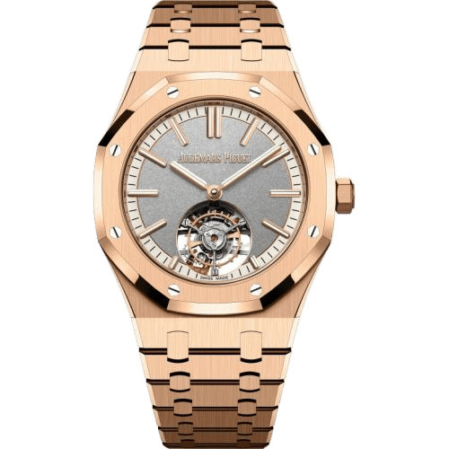 Royal Oak Self-Winding Flying Tourbillon Pink Gold / Grey