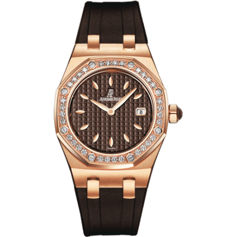 Royal Oak 67601 Quartz Pink Gold / Brown