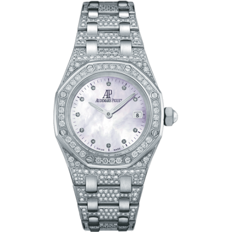 Royal Oak 67602 Quartz White Gold / Diamond / MOP / Bracelet
