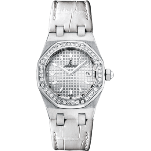 Royal Oak Quartz 67621 Stainless Steel / Diamond / Silver / Alligator