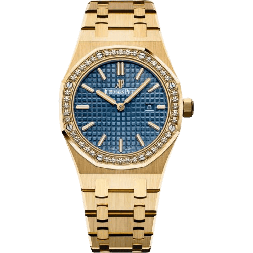Royal Oak 67651 Quartz Yellow Gold / Blue