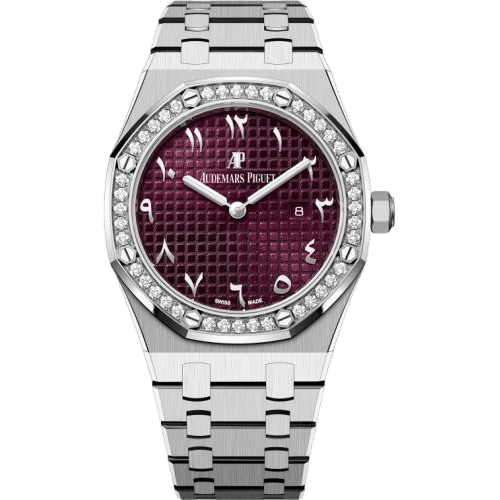 Royal Oak 67651 Quartz White Gold / Purple - Eastern Arabic