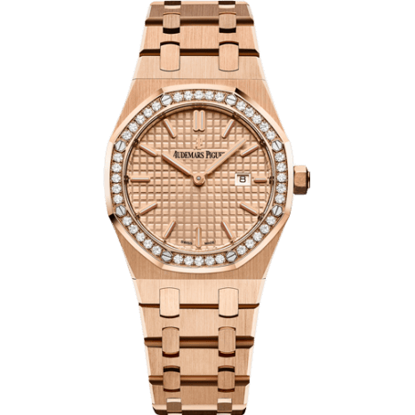 Royal Oak 67651 Quartz Pink Gold / Pink / Bracelet