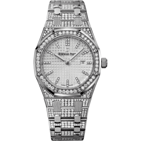 Royal Oak 33 Quartz White Gold / Diamond / Silver / Bracelet