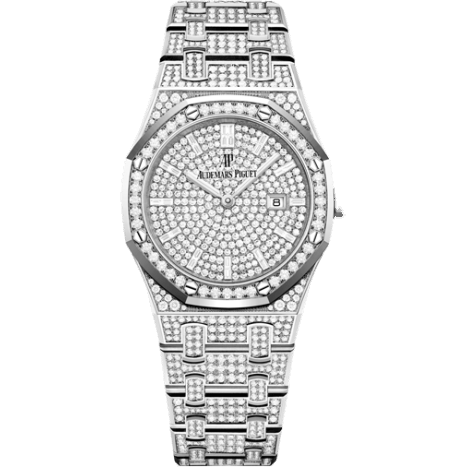 Royal Oak 33 Quartz White Gold / Diamond / Silver / Bracelet