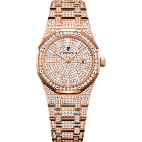 Royal Oak 33 Quartz Pink Gold / Diamond / Diamond / Bracelet