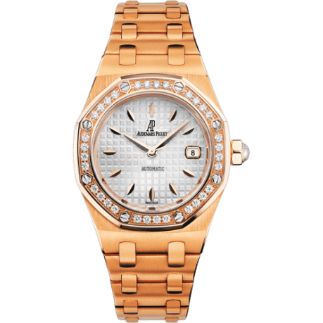 Royal Oak Selfwinding 77321 Pink Gold / Diamond / Silver / Bracelet