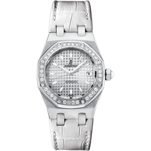Royal Oak Selfwinding 77321 Stainless Steel / Diamond / Silver / Alligator