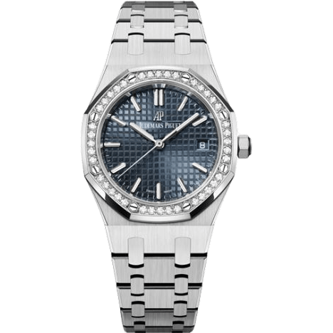 Royal Oak Selfwinding 34 Stainless Steel / Diamond / Blue / Bracelet