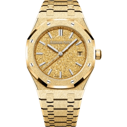 Royal Oak Selfwinding 34 Frosted Yellow Gold / Crystal Sand