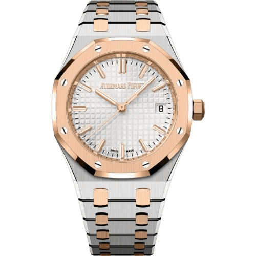 Royal Oak Selfwinding 34 Stainless Steel - Pink Gold / Silver / Bracelet
