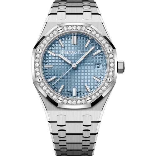 Royal Oak Selfwinding 34 Stainless Steel - Diamond / Ice Blue