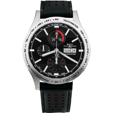 Fireman Storm Chaser Stainless Steel / Black / Calf