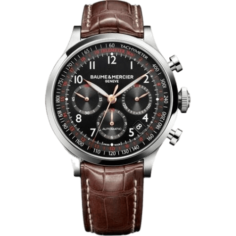 Capeland Chronograph 44 Black / Alligator