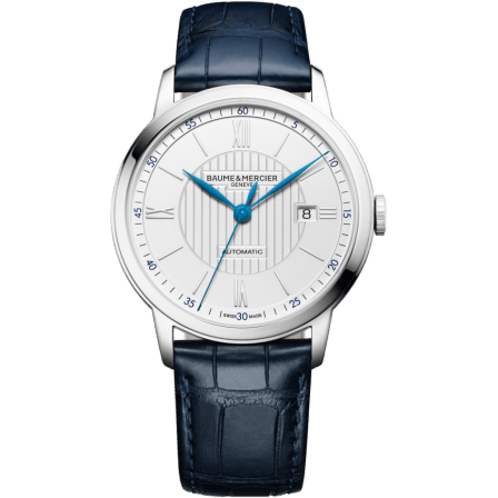 Classima Executives Automatic 42 Stainless Steel / Silver / Alligator