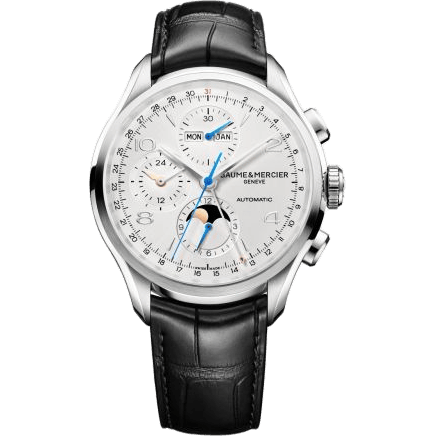 Clifton Chronograph Complete Calendar Stainless Steel / Silver / Strap