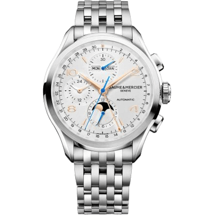 Clifton Chronograph Complete Calendar Stainless Steel / Silver / Bracelet