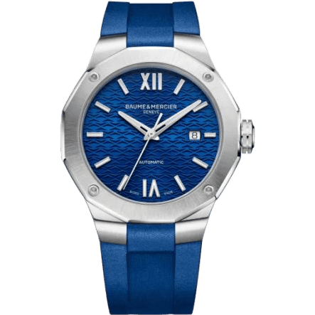 Riviera 42 Stainless Steel / Blue / Rubber